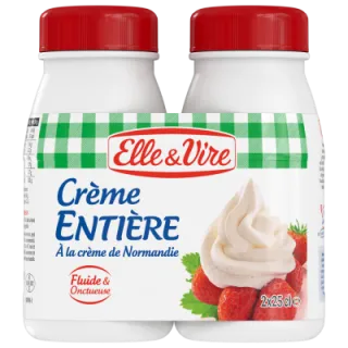 crème liquide entière
