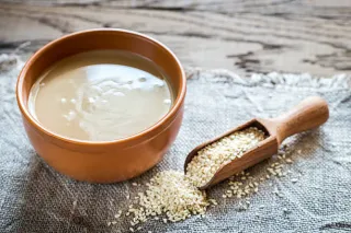 tahini (purée de sésame)