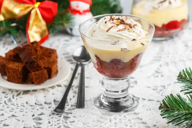 Black forest verrine