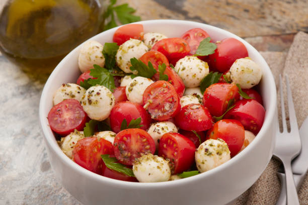 Image de la recette de Salade tomates-mozzarella