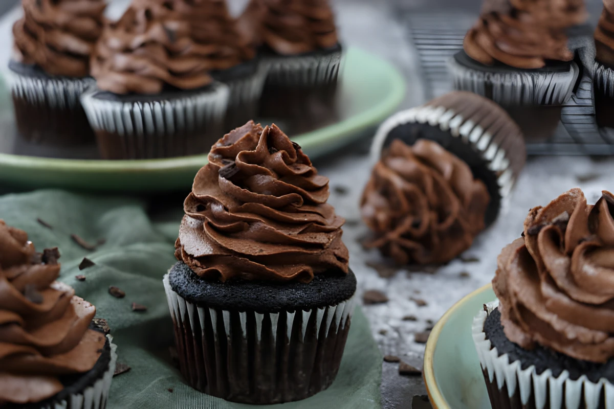 Image de la recette de Cupcakes tourbillon chocolaté