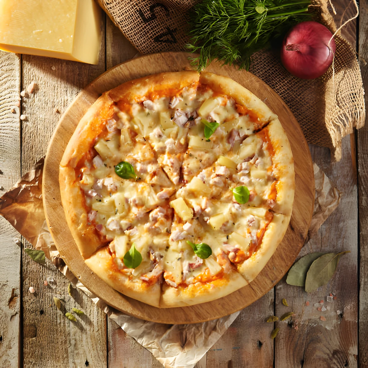 Pizza quatre fromages