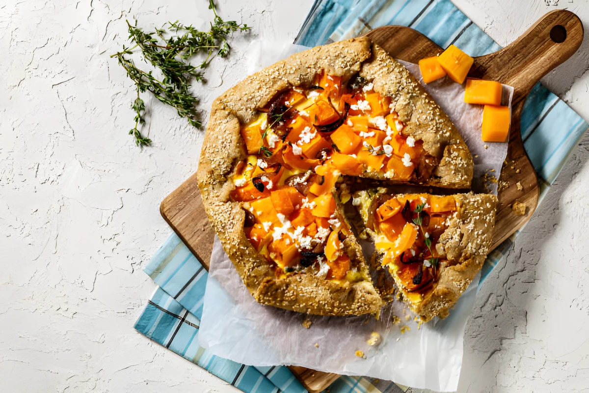 Image de la recette de Galette rustique à la citrouille