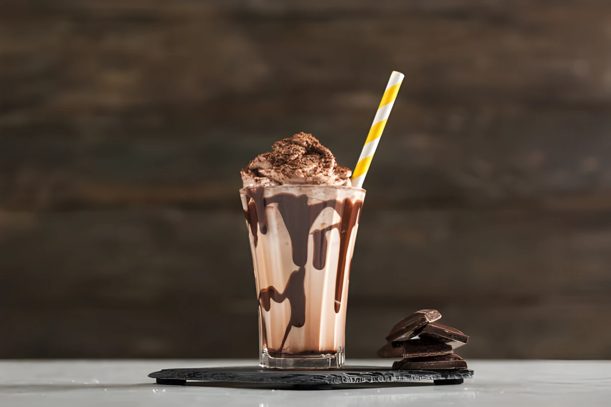 Image de la recette de Milkshake au chocolat