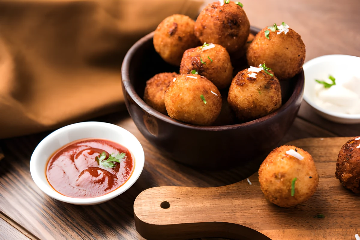Boulettes de fromage de pommes de terre croustillantes