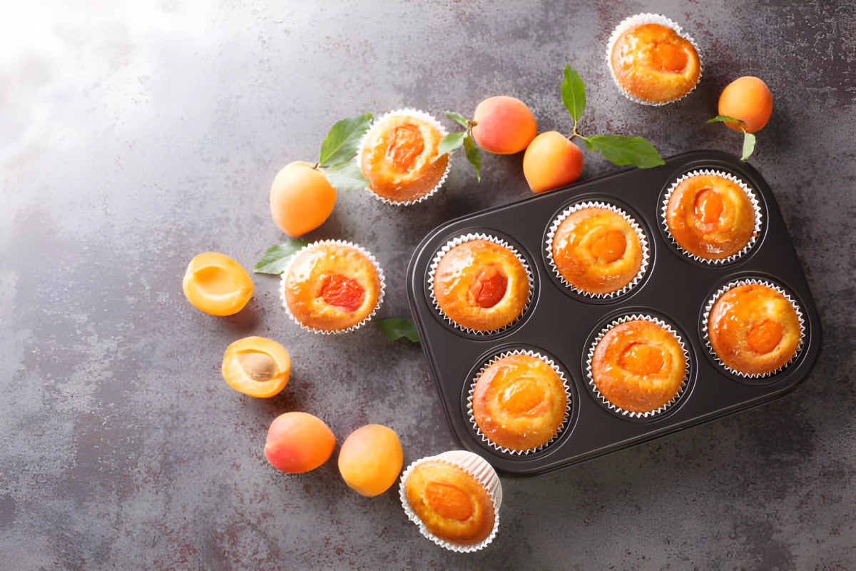Image de la recette de Muffins moelleux à l’abricot au Thermomix
