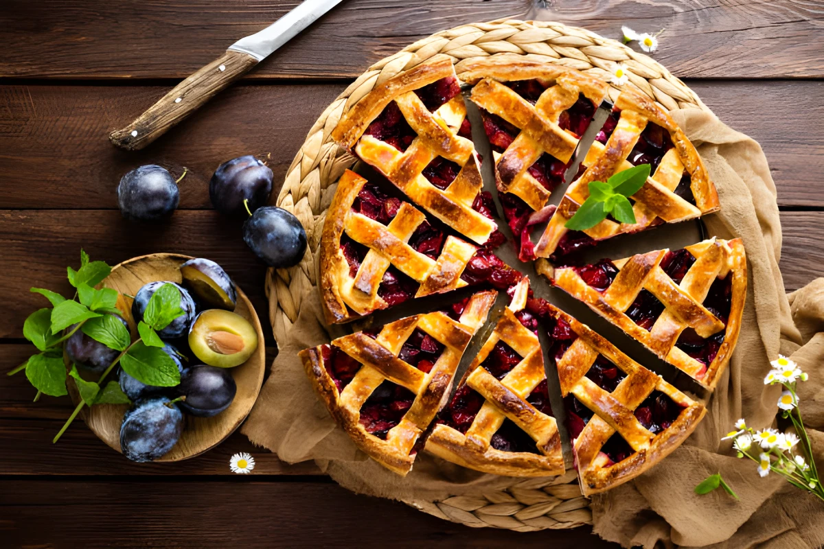 Image de la recette de Tarte rustique aux prunes