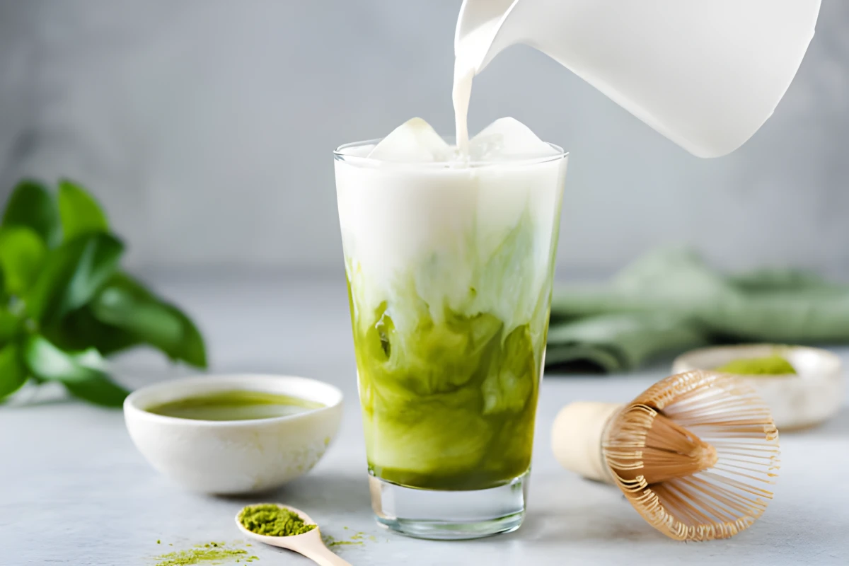 Image de la recette de Matcha au lait de soja