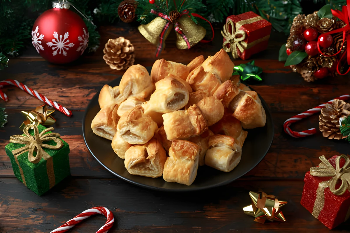 Image de la recette de Rouleaux de saucisse de Noël