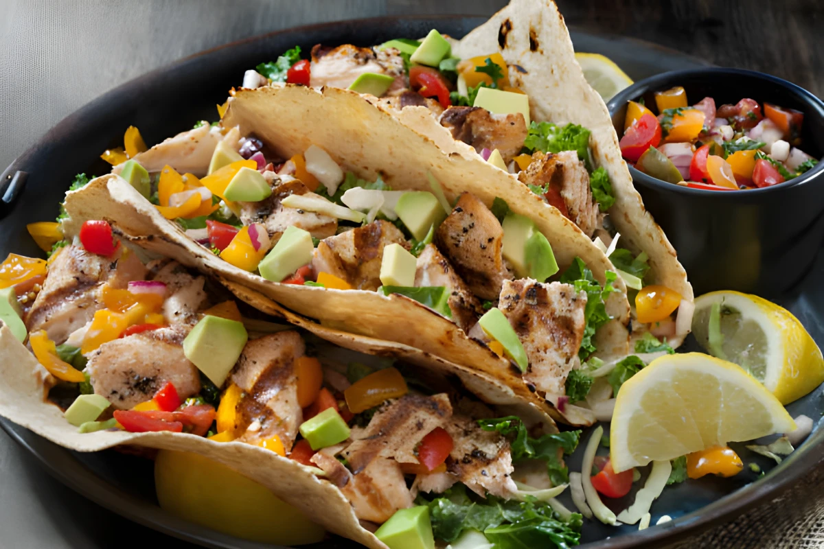 Image de la recette de Tacos de saumon grillé