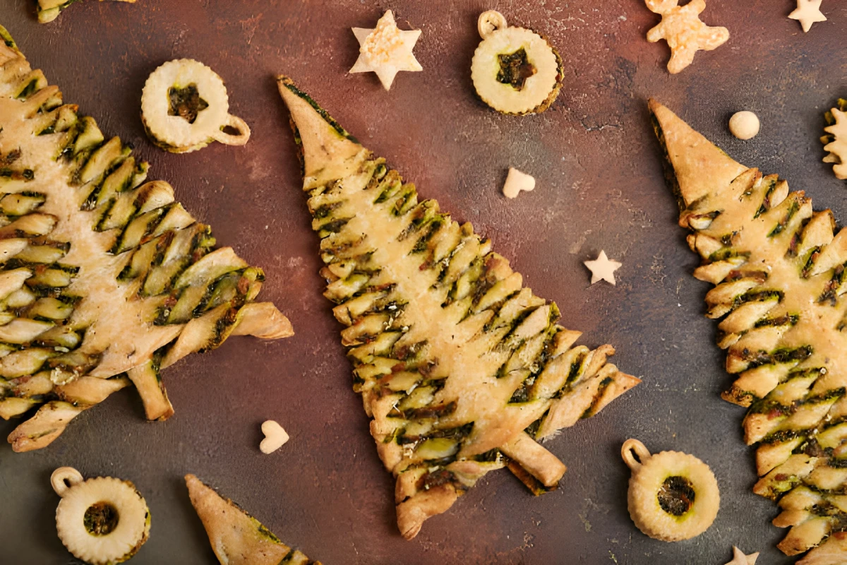 Feuilleté de Noël aux épinards