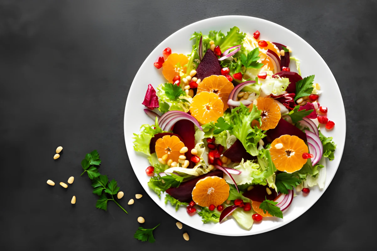 Image de la recette de Salade de Noël festive