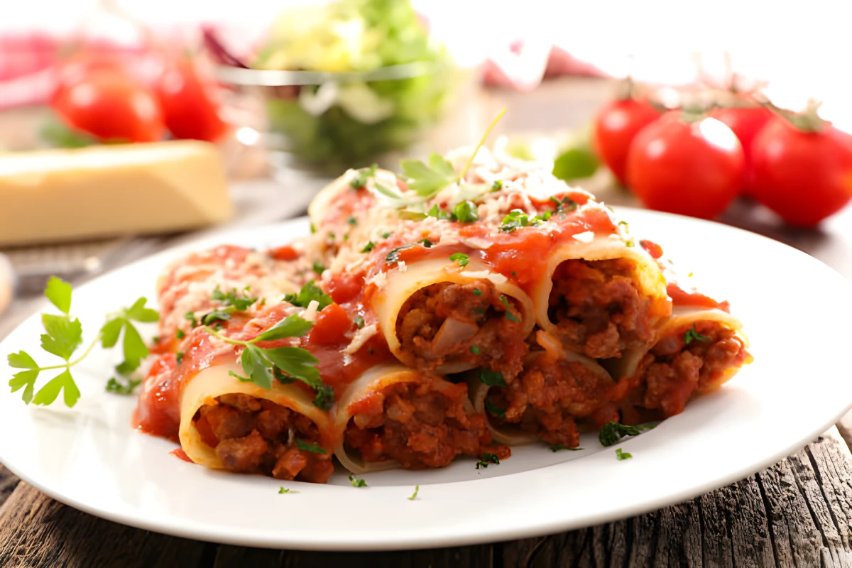 Image de la recette de Cannelloni au bœuf au Airfryer