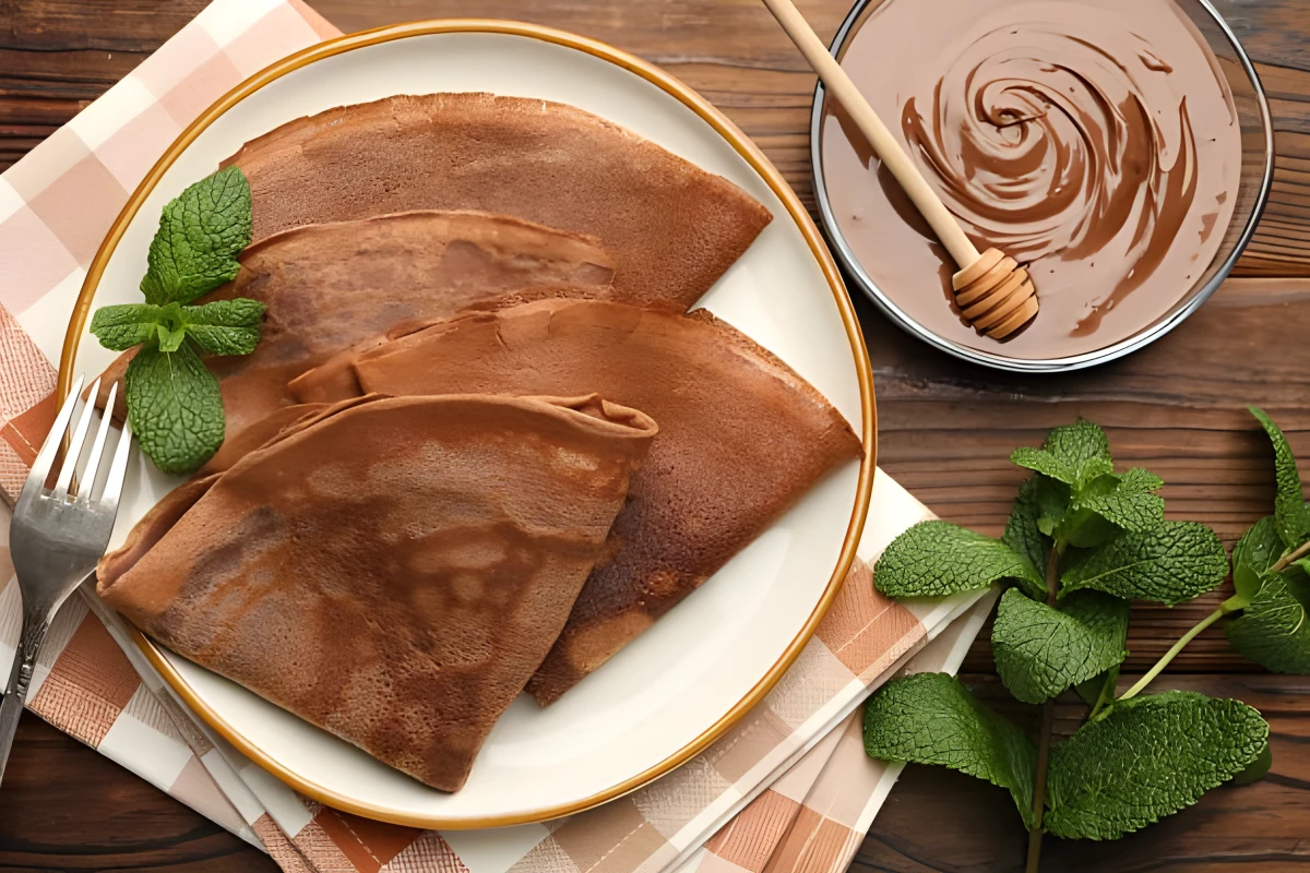Image de la recette de Crêpes au chocolat maison