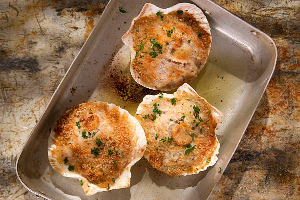 Coquilles Saint-Jacques Gratinées à l'Airfryer