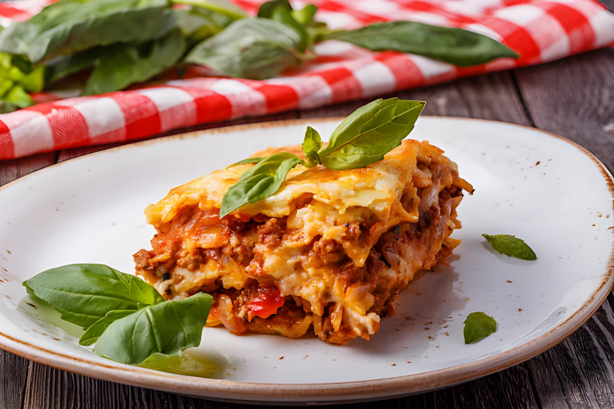 Image de la recette de Lasagnes à la bolognaise au Monsieur Cuisine