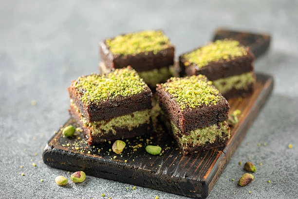 Brownies chocolat pistache façon Dubaï