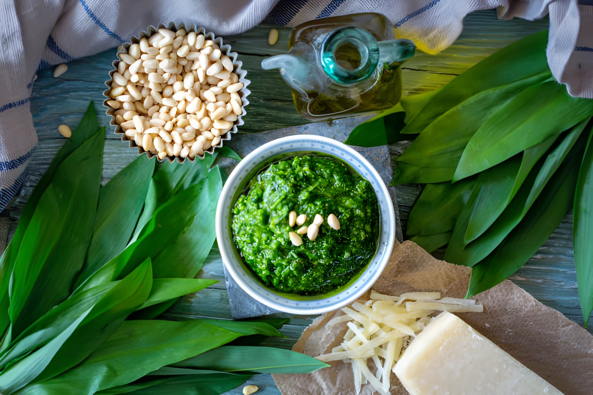Image de la recette de Pesto d’ail des ours maison