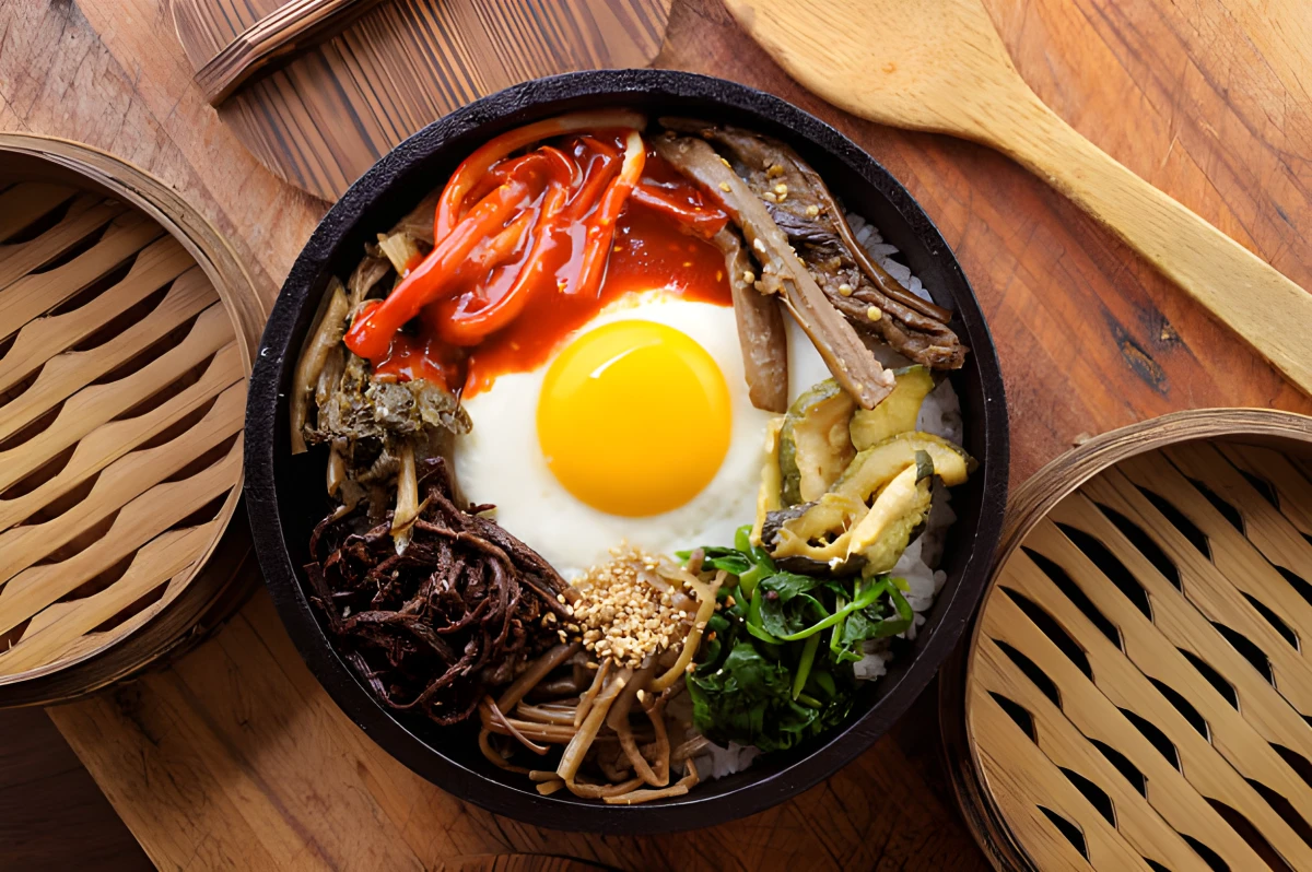 Image de la recette de Bibimbap Coréen traditionnel