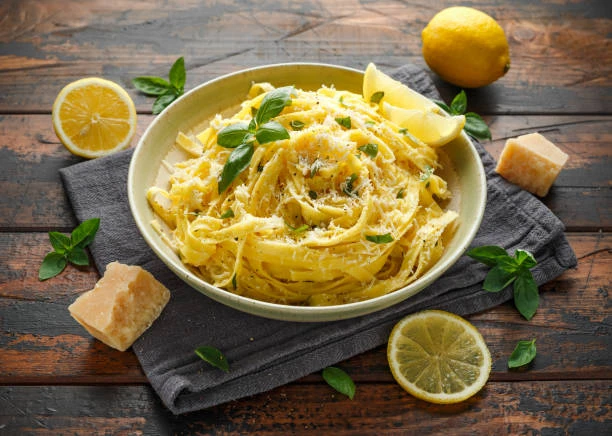 Pâtes al Limone basilic parmesan