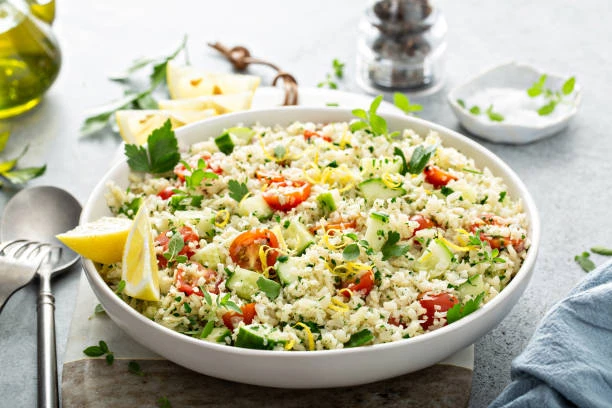 Salade taboulé chou-fleur légumes
