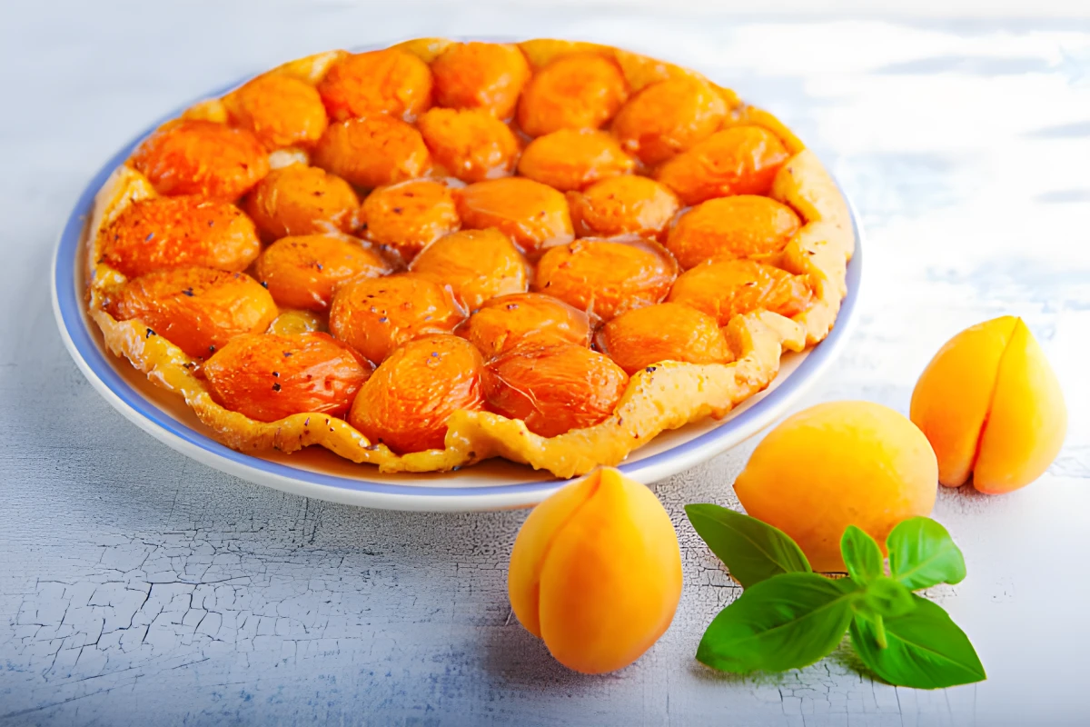 Image de la recette de Tarte tatin d’abricots caramélisés