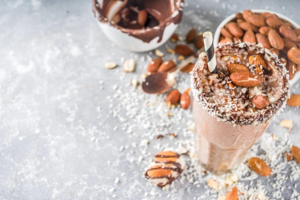 Smoothie banane chocolat coco