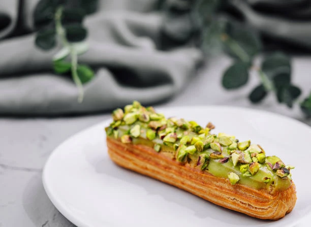 Éclairs à la crème de pistache