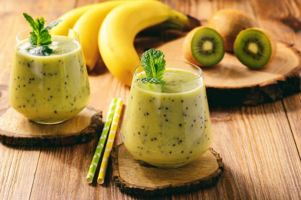 Smoothie kiwi et banane