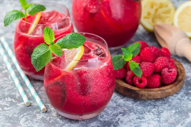 Slushie à la framboise