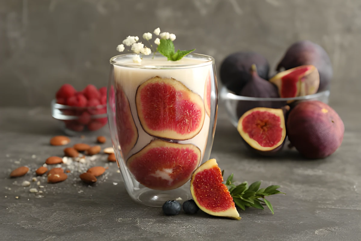 Smoothie onctueux aux figues