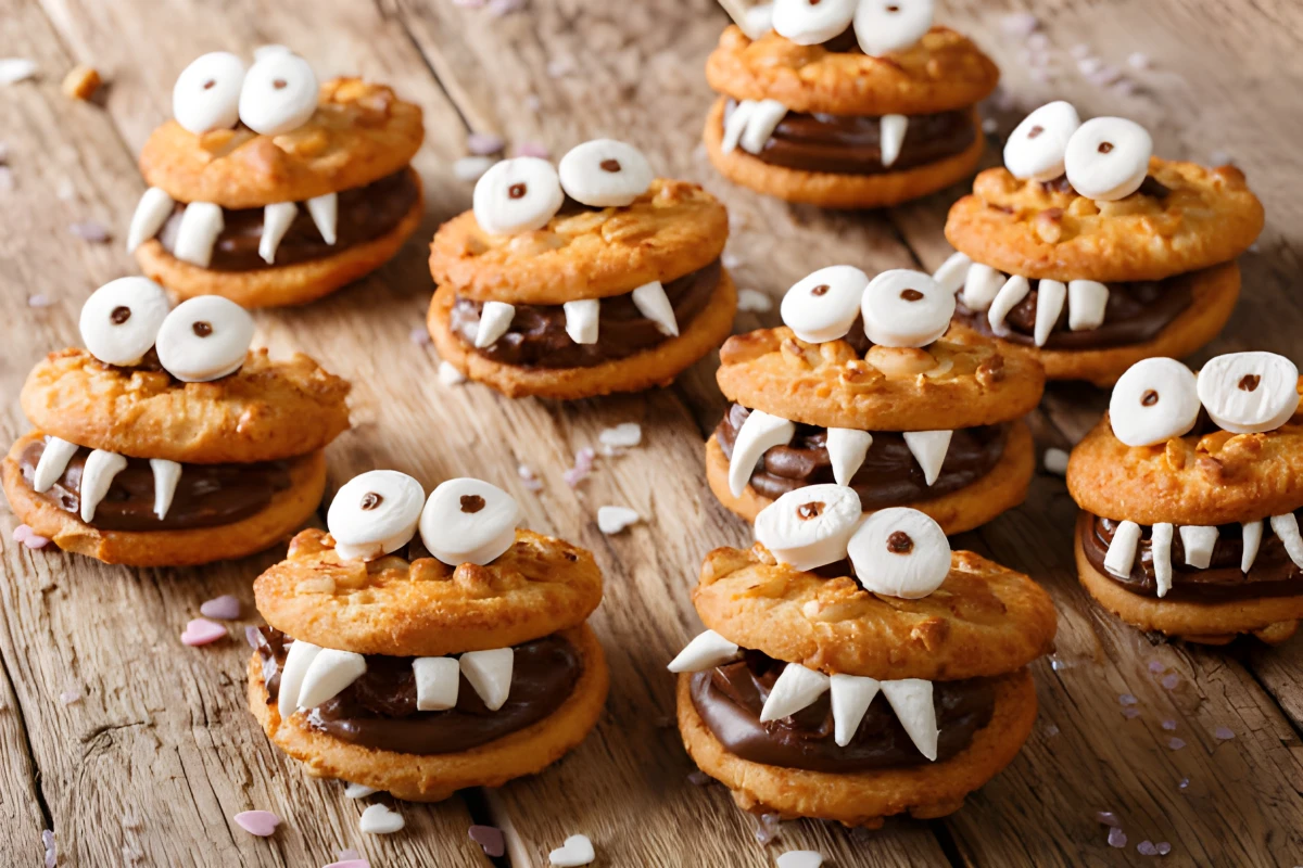 Image de la recette de Cookies monstres dentées