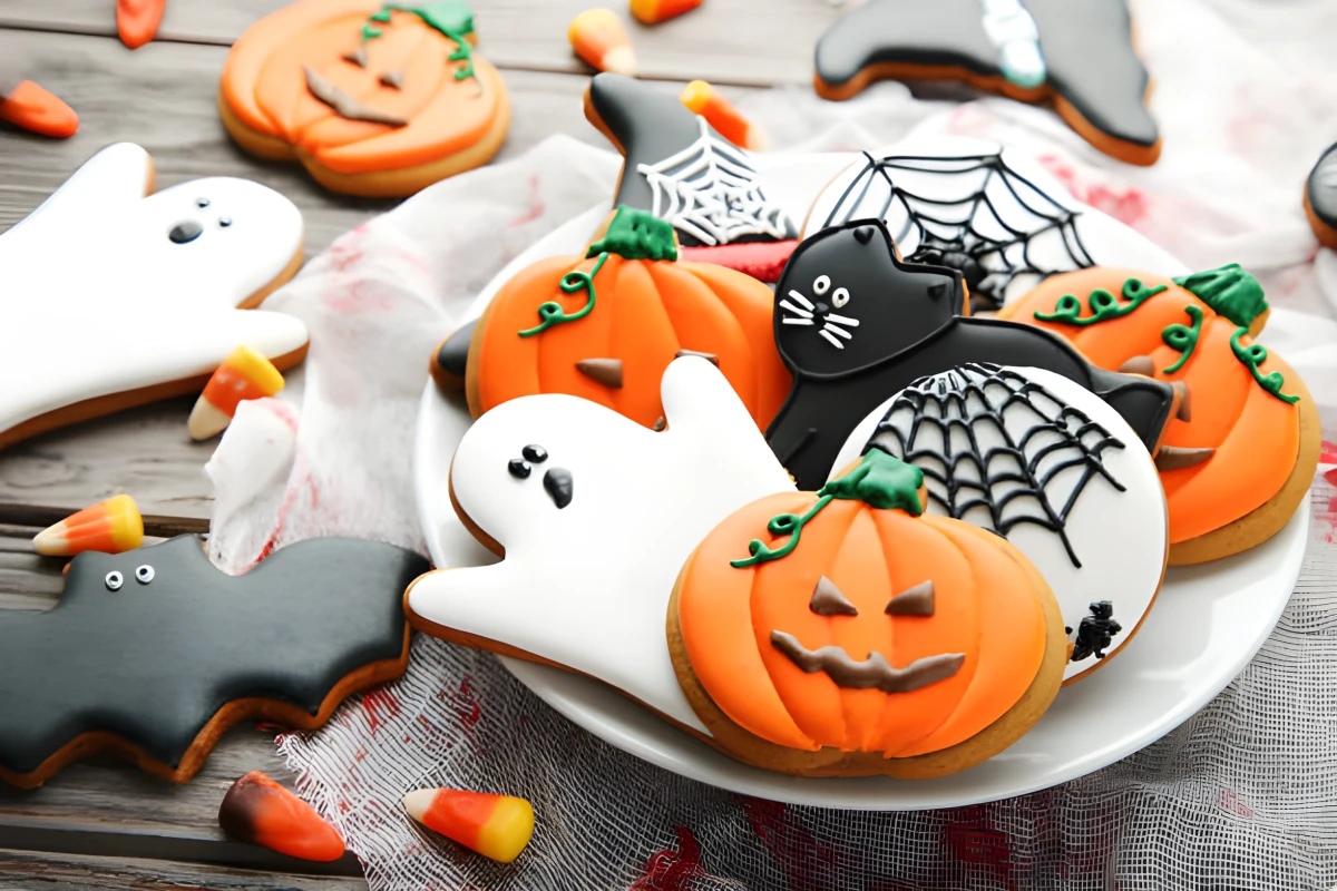 Image de la recette de Biscuits de pain d'épice d'Halloween