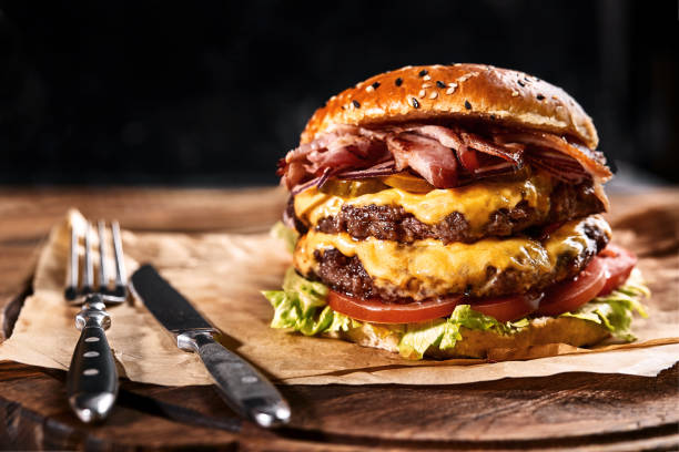 Burger Américain au barbecue