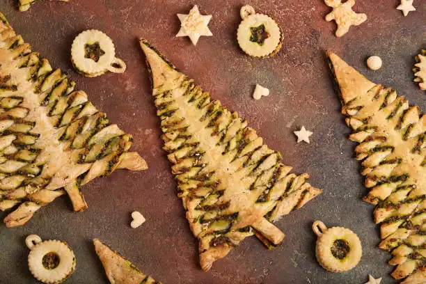 Feuilleté de Noël aux épinards