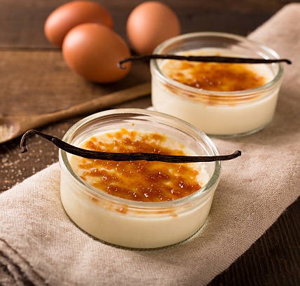 Image de la recette de Crème brûlée à la vanille