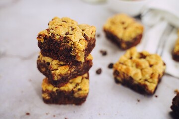 Brookie - brownie au cookie