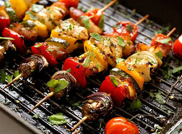 Image de la recette Brochettes de poulet mariné