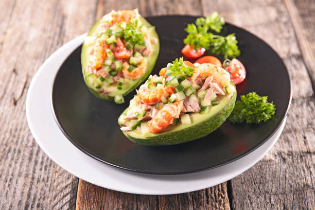 Image de la recette de Avocat salade crevettes