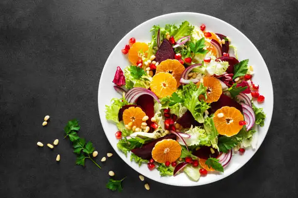 Salade de Noël festive
