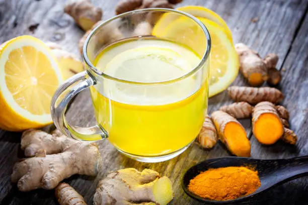Infusion citron gingembre curcuma
