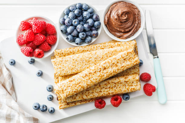 Image de la recette de Crêpes aux fruits rouges