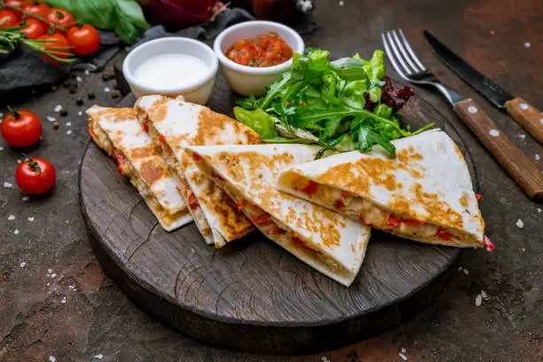 Quesadillas au poulet