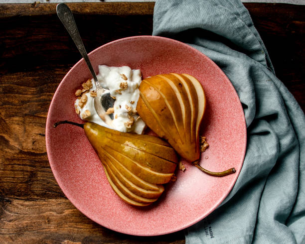 Image de la recette de Poire-Yaourt avec muesli