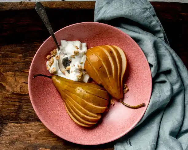 Image de la recette Poire-Yaourt avec muesli