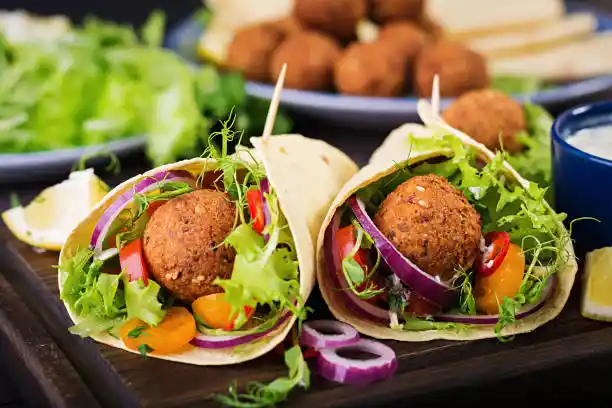 Tortilla Wrap aux falafels
