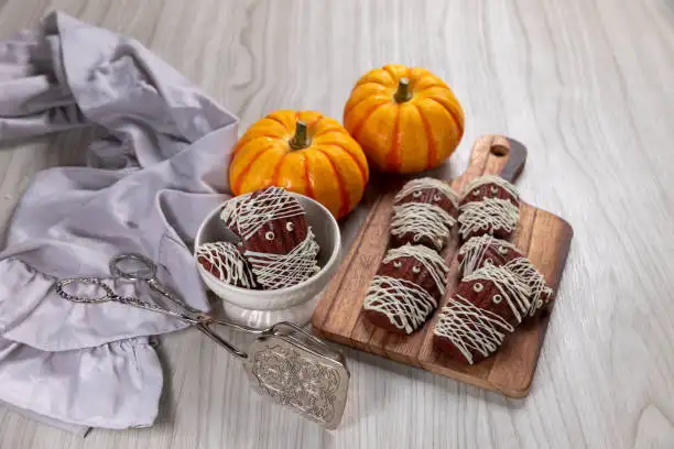 Madeleines momies au chocolat fondant