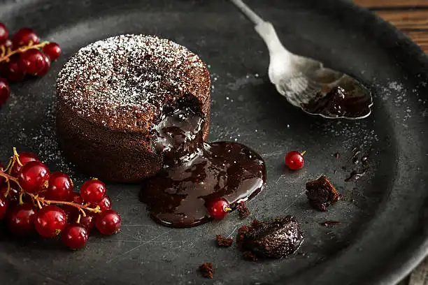 Lava cake coulant au chocolat au Thermomix