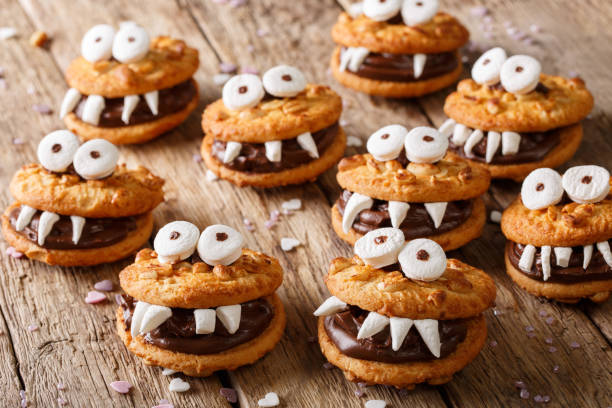 Cookies monstres dentées