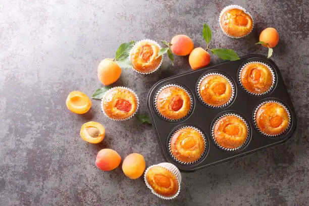 Muffins moelleux à l’abricot au Thermomix